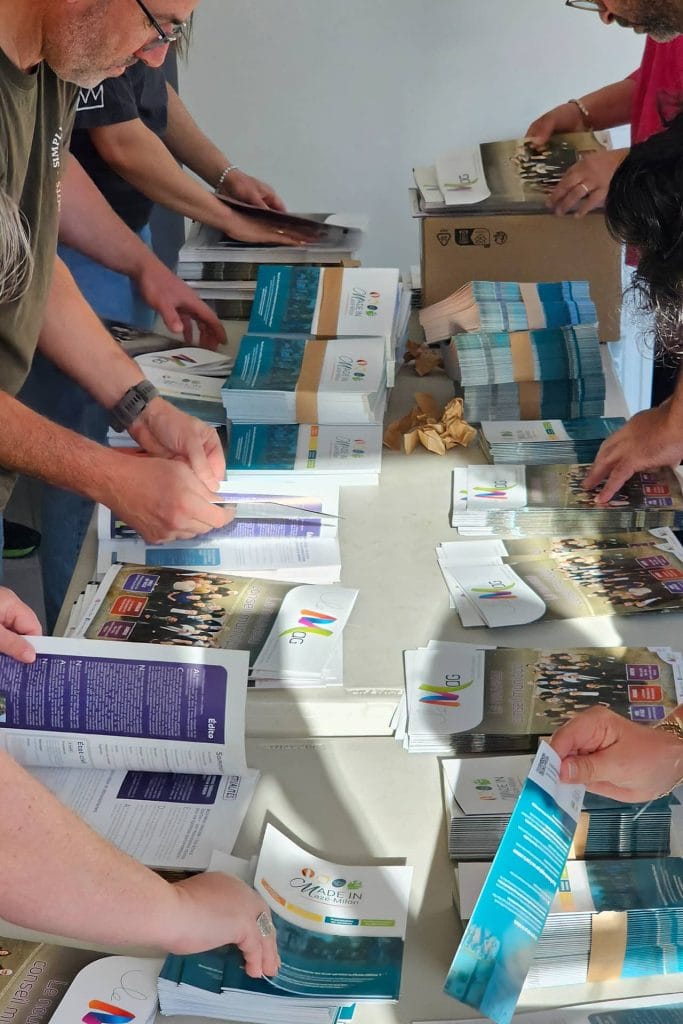 Encartage livrets Made in Mazé-Milon