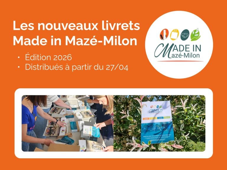 Article livrets made in mazé milon