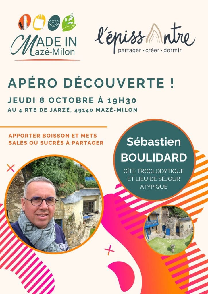 08/10/2026 – Apéro Découverte avec Sébastien BOULIDARD (EpissAntre)
