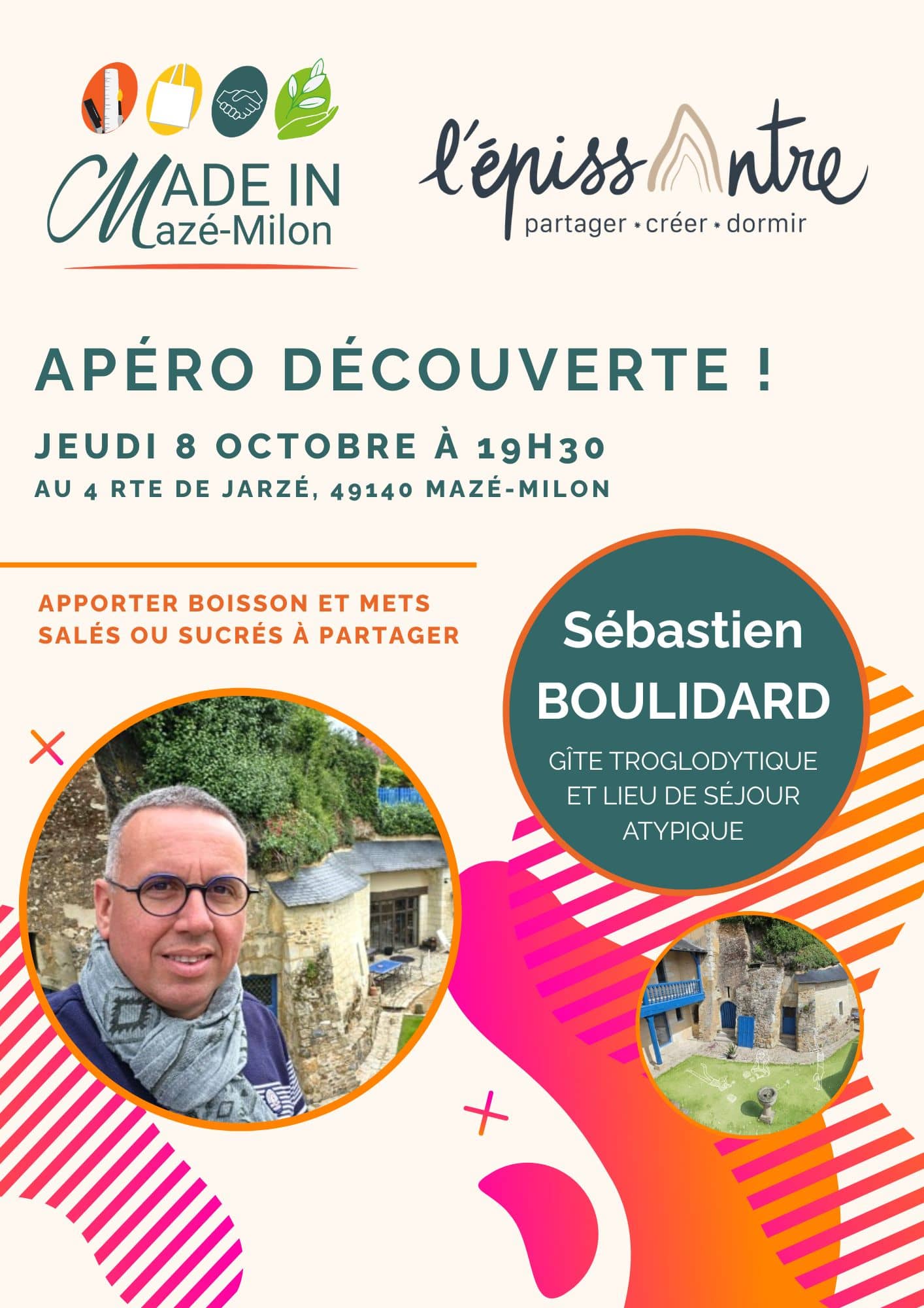 08/10/2026 - Apéro Découverte avec Sébastien BOULIDARD (EpissAntre)